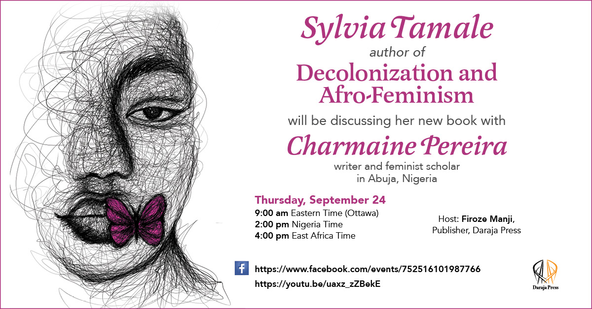 Launch of Decolonization and Afro-Feminism with Sylvia Tamale and Charmaine Pereira